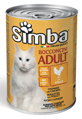 Simba - Cat Bocconi Pollo gr.415 x 24p.