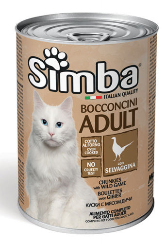 Simba - Cat Bocconi Selvaggina gr.415 x 24p.