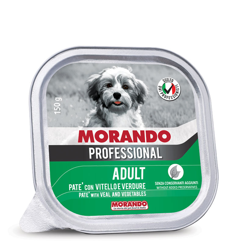 Morando - Miglior Cane Adult Patè con Vitello e Verdure gr.150 x 22p.