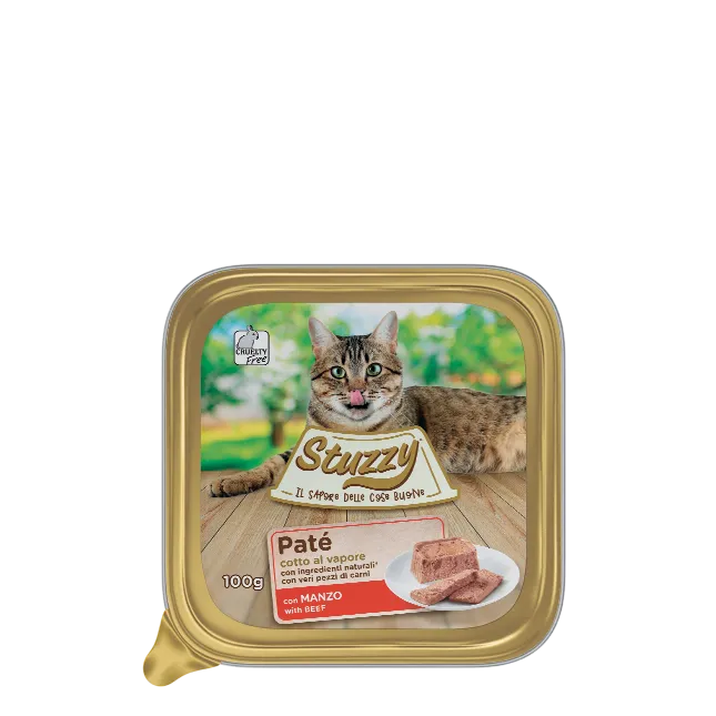 Stuzzy - Cat Patè Manzo gr.100 x 32p.