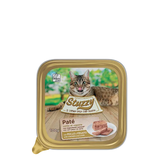 Stuzzy - Cat Patè Pollo e Fegato gr.100 x 32p.