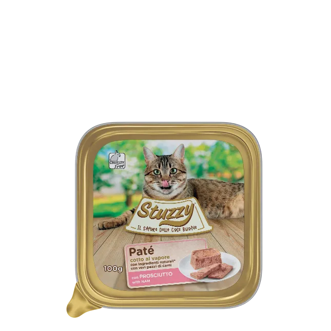 Stuzzy - Cat Patè Prosciutto gr.100 x 32p.