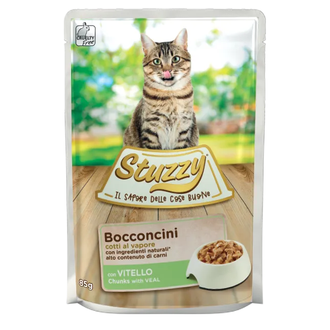 Stuzzy - Cat Bocconcini Vitello gr.85 x 24p.