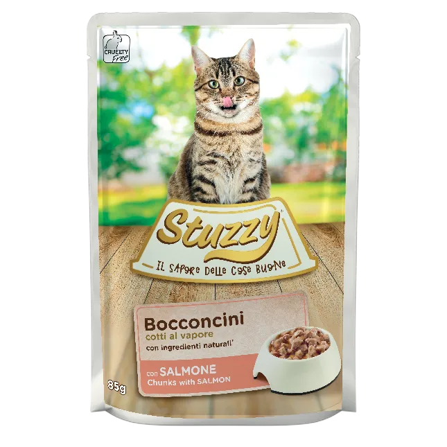 Stuzzy - Cat Bocconcini Salmone gr.85 x 24p.