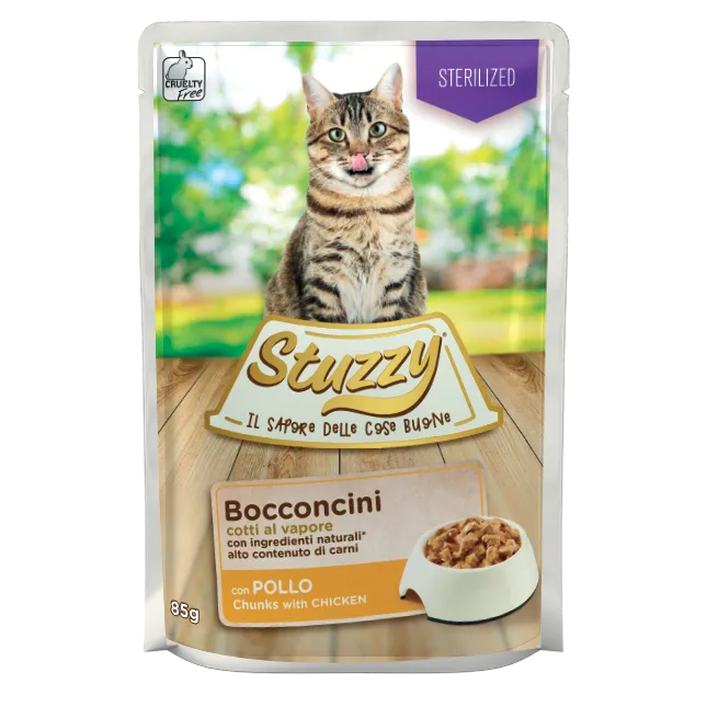 Stuzzy - Cat Bocconcini Sterilized Pollo gr.85 x 24p.