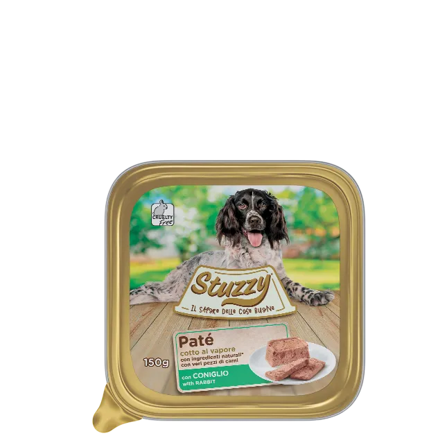 Stuzzy - Dog Patè Coniglio gr.150 x 22p