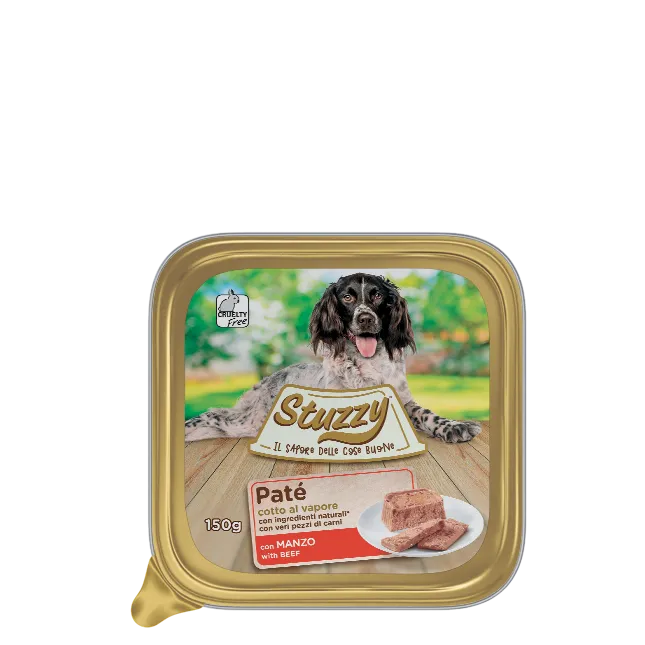 Stuzzy - Dog Patè Manzo gr.150 x 22p.