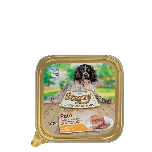 Stuzzy - Dog Patè Pollo gr.150 x 22p.