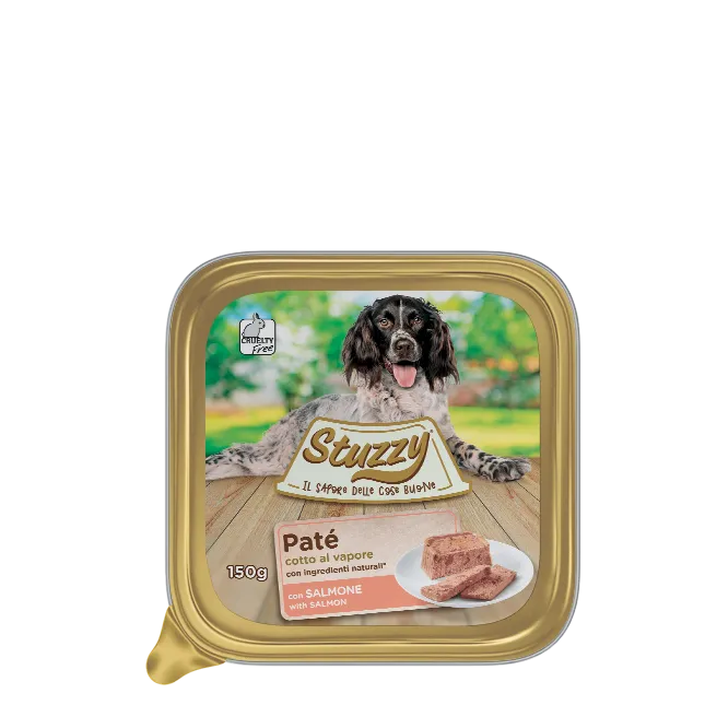 Stuzzy - Dog Patè Salmone gr.150 x 22p.