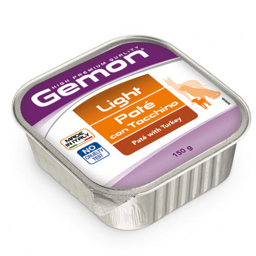 Gemon - Dog Pate&#39; Light con Tacchino gr.150 x 24p.