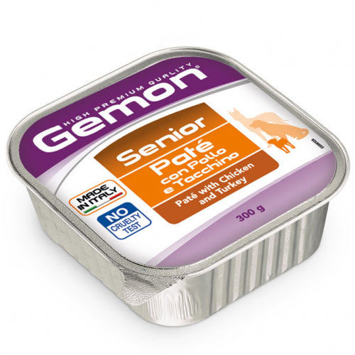 Gemon - Dog Pate&#39; Senior con Pollo e Tacchino gr.300 x 18p.