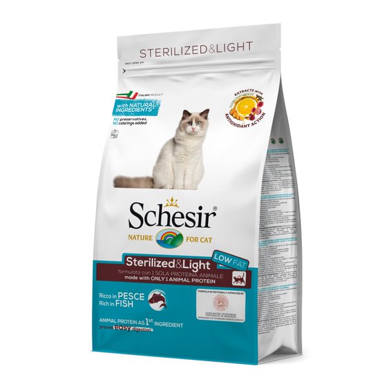 Schesir - Cat Sterilized Pesce Kg.1,5