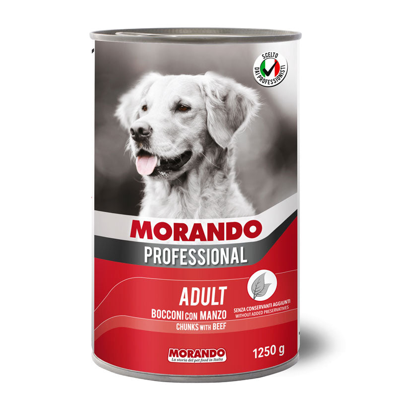 Morando - Miglior Cane Adult Bocconi con Manzo gr.1250 x 12p.