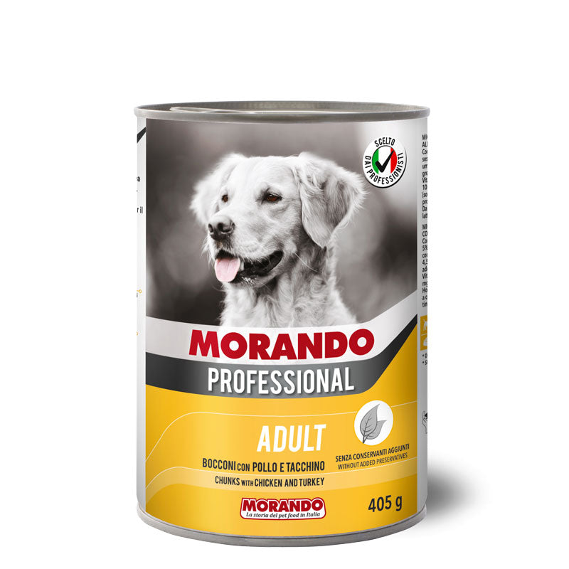 Morando - Miglior Cane Adult Bocconi con Pollo Tacchino gr.405 x 24p.