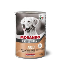 Morando - Miglior Cane Adult Patè con Pollo e Fegato gr.400 x 24p.