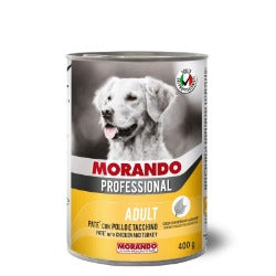 Morando - Miglior Cane Adult Patè con Pollo e Tacchino gr.400 x 24p.