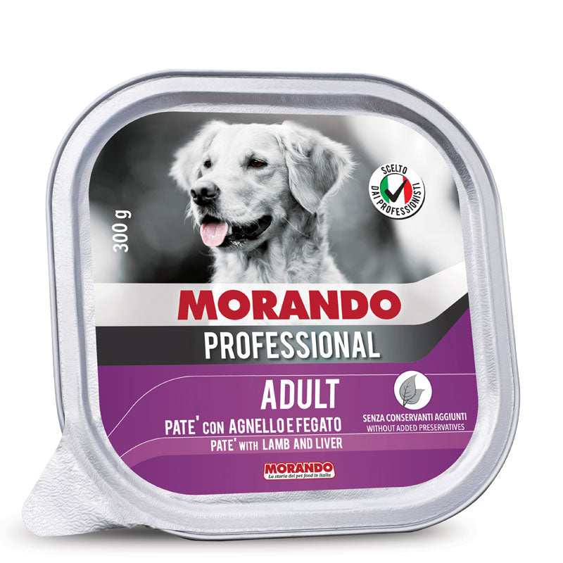 Morando - Miglior Cane Patè con Agnello e Fegato gr.300 x 18p.